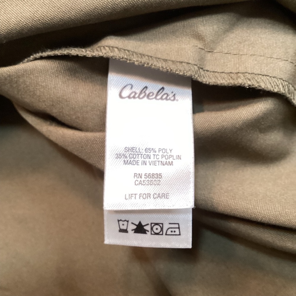 Cabela's Men's Olive and Orange Shirt Jacket - Picture 6 of 12